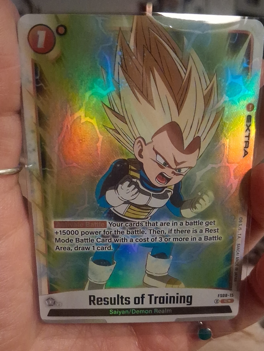Dragon Ball Super Trading Card - Results of Training (Holographic)